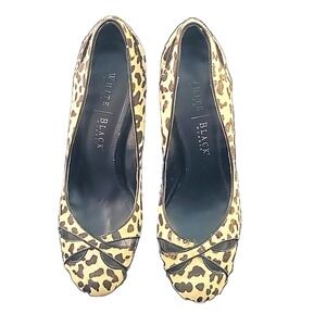 WHITE HOUSE BLACK MARKET | Platform Animal Print Pump | sz 8.5m
